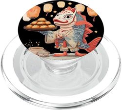 Costume tradizionale Koi per celebrazione estiva giapponese PopSockets PopGrip per MagSafe