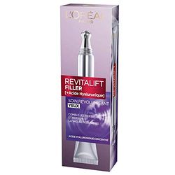 L'Oréal Paris Soin Yeux Revolumisant Embout Double Applicateur Révolutionnaire Revitalift filler Concentra-se no ácido hyaluronique pur, 15 ml