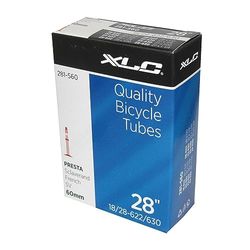 XLC Camara 700x18/28C Valvula Presta 60mm (50U), Sport, Svart (Svart) En Storlek