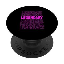Gráfico rosa legendario de color rosa PopSockets PopGrip Adhesivo
