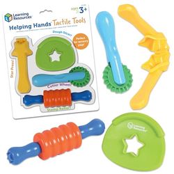 Learning Resources Juego de 4 Herramientas Prácticas para el Desarrollo de la Motricidad Fina, Fácil de Limpiar, Juguete Educativo Montessori Sensorial y Duradero, Regalo Niños y Niñas 3 4 5 + Años