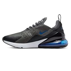 Nike Air Max 270 Sneakers voor heren, Iron Grey Game Royal Black White, 38.5 EU