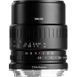 TTArtisan Lente de Cuerpo de Metal de 40 mm F/2.8 Compatible con Soporte APS-C R (Macro) - Negro