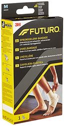 FUTURO Envelbandage, maat M (20,3-22,9 cm), ondersteuning van stijfheid, pijnlijke of gewonde enkelgewrichten, voetboogondersteuning, ademend, voor sport en dagelijks gebruik
