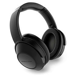 Energy Sistem Cuffie BT Travel 6 ANC Cuffie Isolamento del Rumore Esterno al massimo Caschi Wireless (Active Noise Cancelling,Cuscinetti isolanti, Quick Charge) - Nero