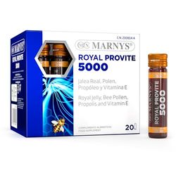 Marny's Jalea Real pura 3.850 mg - Royal Provite 5000 -Máxima energía para periodos especiales - 20 viales 416 g