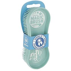 Kerbl Mjuk vård och komfort magisk borste, 300 g, turkos
