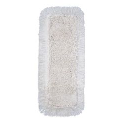 Emerson Mocio in cotone, 40 cm, scopa per pavimento, sistema di montaggio tascabile, assorbe l'umidità e pulisce perfettamente lo sporco, 1 pezzo