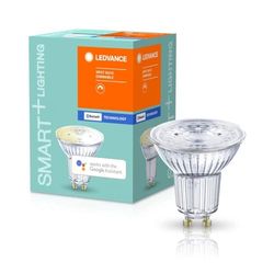 LEDVANCE LED reflectorlamp | Lampvoet: GU10 | Warm wit | 2700 K | 5 W | SMART+ Spot GU10 Dimmable [Energie-efficiëntieklasse A+] | 4 stuks