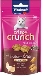 Vitakraft,Crispy Crunch kalkoen & chia, 60 g,NVT