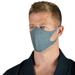 zoeppritz since 1828' Mask, Polyester, Hunter Green, One Size