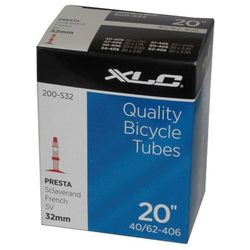 XLC Fahrradschlauch 20 X1.5 GR-'Comfort bo's17 Noir/Gris 135 mm Mixte, 20 x 1.5/2.5 40/62-406 SV 32 mm