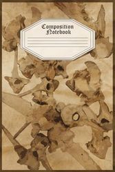 Composition Notebook: Vintage Scientific Spooky Bone Aesthetic | College Ruled | Cool Journal for College, School, Work, or Office