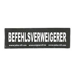 JULIUS K-9 162lr-g-37576, Original Correctifs interchangeables pour Harnais, Taille : Large, réfléchissant, Phosphorescent, 1 Paire, Befehlsverweigerer