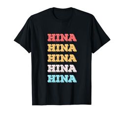 Carino regalo personalizzato Hina Nome personalizzato Maglietta