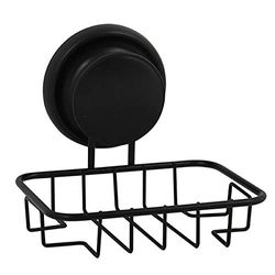 MSV Soap Dish Mega Suction Cup Black