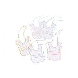 Interbaby 00041, set van 12 kruissteekslabbetjes, 25 x 35, uniseks