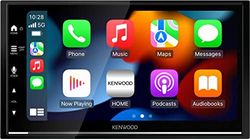 KENWOOD DMX7722DABS - Récepteur multimédia AV numérique 17,3 cm (6,8 pouces) avec CarPlay sans fil et Android Auto (4 x 50 W, DAB+/FM, BT, 3 sorties pré-sorties 2,5 V, USB, contrôle iPod/iPhone)
