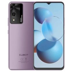 CUBOT A10 - smartfon 6,6" HD+ 90 Hz, 4 GB i 128 GB, aparat 48 MP, bateria 5100 mAh, Android 14, procesor OctaCore, fioletowy