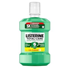 LISTERINE Total Care ochrona dziąseł (1000 ml), antybakteryjny płyn do płukania jamy ustnej z fluorem dla zdrowych dziąseł, pielęgnacja zębów, płyn do płukania jamy ustnej, redukuje ilość płytki