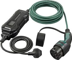 Masterplug Home EV Charging Cable, Mode 2, 3-Pin Plug, 10 Metre