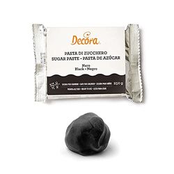 Decora Pasta De Azúcar Negra 250 g