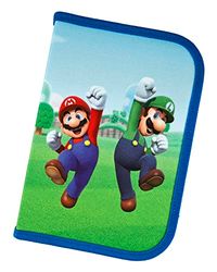 Super Mario gevulde schooletui, etui incl. pennen, gum, liniaal enz. I pennenetui I etui voor school