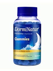 DORMINATUR GUMMIES. Complemento alimenticio con melatonina y vitamina B6. 50 comprimidos. Regulación del sueño.