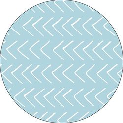 Bonateks, Round Digital Printed Mouse Pad, Non-Slip Base, for Office and Home, Diameter:22cm