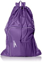 Speedo Swim Deluxe Ventilator Mesh Pool Gear Swimming Bag -Purple -Prism Violet