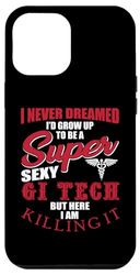 Coque pour iPhone 15 Plus Funny GI Tech Humour Dire Endoscopie Tech