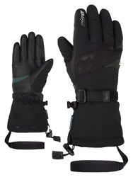 Ziener KALICE - Guanti da sci da donna, impermeabili, lunghi, colore nero, 7,5