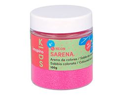 INNSPIRO Sable de couleur neon rose 100 gr, pour décoration et artisanat