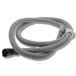 Tube Lave-vaisselle pour vidange d'eau avec diamètre intérieur côté échappement de 21 mm et longueur de 220 cm Convient pour AEG Zanussi Rex Electrolux