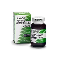 HealthAid Black Garlic 750mg 30 Vegicaps