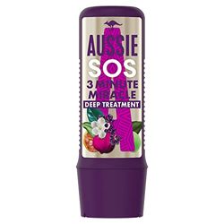 Aussie Tratamiento Intensivo Para El Cuidado Del Cabello Sos Repair 3 Minute Miracle Para Pelo Dañado, 225 ml