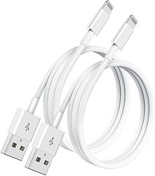 Set 2 - laddningskabel [C94] för Apple 1M, Godkänd Phone laddare, USB till Light-kabel för IPhone 13/12/11/11Pro/11Max/ X/XS/XR/XS Max/8/7, iPad