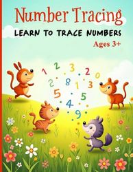 Number Tracing Workbook: Learn to Write Numbers 1 to 100 in Numeric and In Word Form, Connect the Numbers and Color the Figures, Ages 3 to 5