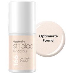 alessandro Striplac - Good Spirit - Vernis à ongles UV - Couvrant et résistant aux rayures jusqu'à 15 jours - Application facile - Technologie de pelage douce - Vegan - Beige - 6,5 ml