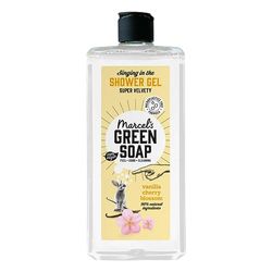 Marcel's Green Soap - Douchegel met vanille en kersenbloesem - vrij van microplastic - 100% gerecyclede plastic fles - 99% biologisch afbreekbaar - 100% veganistisch
