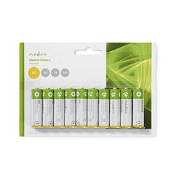 Nedis Pilha alcalina AA 1,5 V 10 unidades estojo