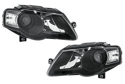 HELLA 1EL 247 014-831 DE/Halogénio - conjunto faróis principais - 12 V - Impressão ótica: preto - Número de referência: 25 - Cor da tulipa: transparente - esquerda/direita - conjunto