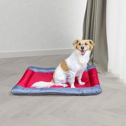 Italian Bed Linen SOGNI E CAPRICCI Tappeto Impermeabile per Animali, Poliestere, Rosso, 55x38x5,5 cm