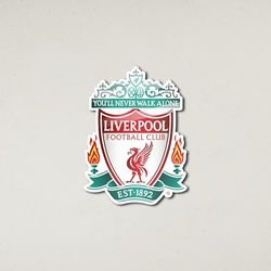 Licensed Décor officiellt licensierad Liverpool FC Plack (33,5 x 39,5 cm) 4 mm akrylglas