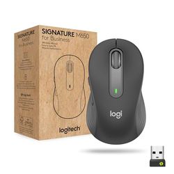 Logitech Signature M650 for Business, Souris sans Fil pour les Mains de Petite Taille à Taille Moyenne, Logi Bolt, Bluetooth, SmartWheel - Gris