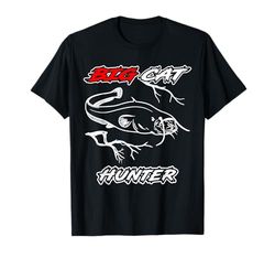 Big Cat Hunter Silure Silure Catfish Poisson Maglietta