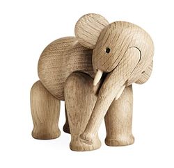 Kay Bojesen Małe figurki słoń 13 cm drewniane figurki dekoracja bożonarodzeniowa, drewno
