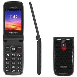 Volfen Teléfono Móvil Astro Flip 2,8" 32 GB Negro