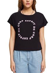 edc by ESPRIT T-shirt för kvinnor, 001/Svart, S