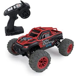 TURBO CHALLENGE - 4X4 - Elite Speed - 099182 - Voiture Télécommandée - Rouge - 1/14 - Rechargeable et Piles incluses - Plastique - À Partir de 8 Ans